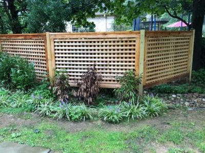 Custom Framed Lattice Panels