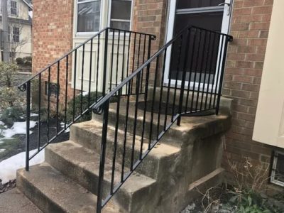 Staircase Metal Rails Installation Services